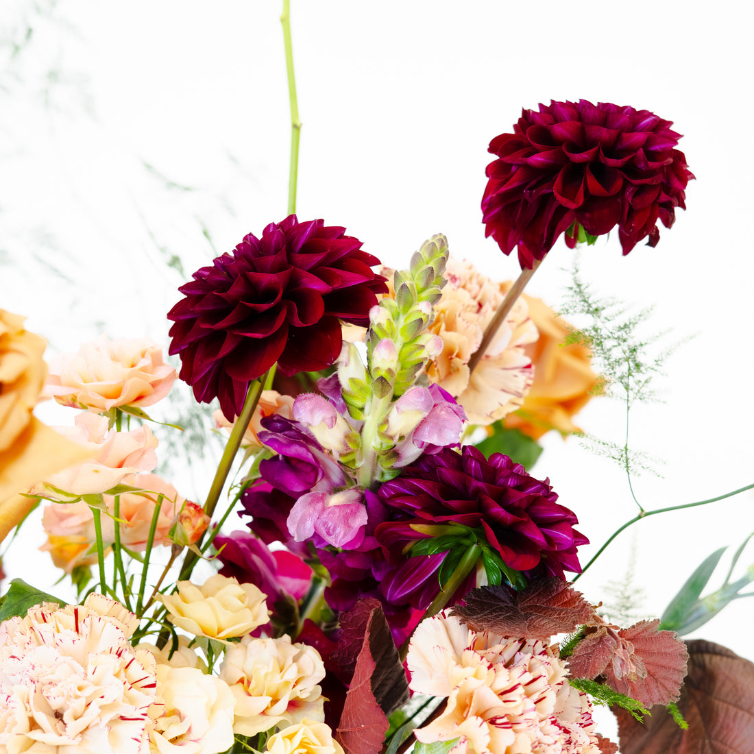 Velvet Bloom Vase Arrangement