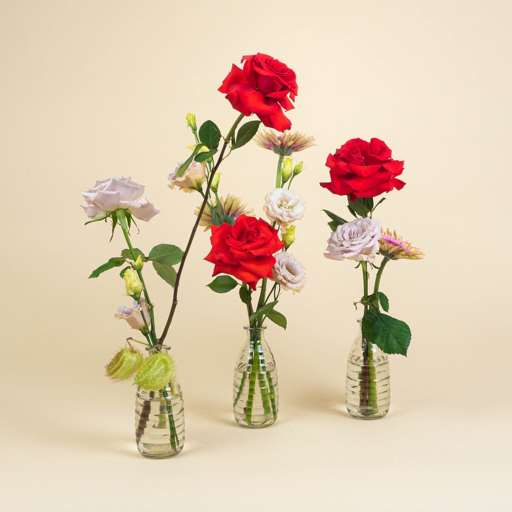 Sculpted Bud Vases